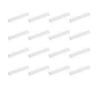 sourcing map 50 resortes de compresión de acero inoxidable 304, 0.4 mm x 6 mm x 40 mm, resorte pequeño y pequeño para reparación del hogar y bricolaje, taller y uso industrial, (tono plateado)