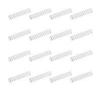 sourcing map 50 resortes de compresión de acero inoxidable 304, 0.4 mm x 7 mm x 30 mm, resorte pequeño y pequeño para reparación del hogar y bricolaje, taller y uso industrial, (tono plateado)