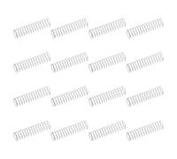 sourcing map 50 resortes de compresión de acero inoxidable 304, 0.4 mm x 9 mm x 35 mm, resorte pequeño y pequeño para reparación del hogar y bricolaje, taller y uso industrial, (tono plateado)