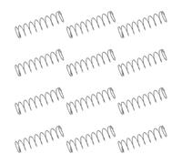 sourcing map 50 resortes de compresión de acero inoxidable 304, 0.5 mm x 8 mm x 30 mm, resorte pequeño y pequeño para reparación del hogar y bricolaje, taller y uso industrial, (tono plateado)
