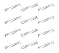 sourcing map 50 resortes de compresión de acero inoxidable 304, 0.7 mm x 6 mm x 40 mm, resorte pequeño y pequeño para reparación del hogar y bricolaje, taller y uso industrial, (tono plateado)