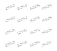 sourcing map 50 resortes de compresión de acero inoxidable 304, 0,8 mm x 13 mm x 50 mm, resorte pequeño y pequeño para reparación del hogar y bricolaje, taller y uso industrial, (tono plateado)