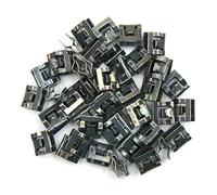 sourcing map 50 Unids Auto Negro Interior De La Consola Salpicadero Tablero De Instrumentos Recortar Clips De Retención De Metal