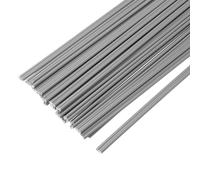 sourcing map 50 varillas de soldadura de plástico de 8 pulgadas, tiras de soldadura de PVC, varillas de soldadura para soldador de plástico, parachoques de coche, reparación de kayak, gris