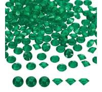 sourcing map 500 piezas de cristales falsos de confeti para mesa de boda, diamantes acrílicos, diamantes de imitación para rellenar jarrones, gemas para manualidades, decoración de centro de mesa