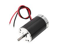 sourcing map - 5000 rpm 7w 5 mm de diámetro del eje conector con cable de metal motor eléctrico de corriente continua 24v