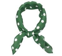 sourcing map 50cm 1950s Vintage Retro Lunares Cuadrado Bufanda Cabeza Cuello Bufandas Pañuelo Pañuelo, verde, 85