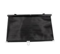 sourcing map 50cm x 125cm Sol Sombrilla Negra Retráctil para Ventana Delantera Lateral de Coche