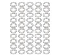 sourcing map 50Pcs Arandela Del Tapón De Vaciado De Herramienta De 12mmx20mmx2mm Aluminio Motocicleta