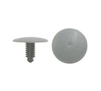 sourcing map 50Pcs Clips Grapas Coche guardabarros paragolpes Puerta Gris 23mm 6mm
