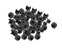 sourcing map 50pcs HDB-4k-4 Cepa del cable plano de alambre de Alivio de Arbusto Ojal 10,7 mm Longitud