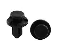 sourcing map 50Pcs Negro Remaches De Gurdabarros Faldilla Vehículo 20mm Grapas 9mm Agujero Clip para Bandeja de Maletero