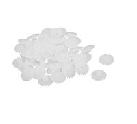 sourcing map 50pcs Rueda Dentada de plástico para RC Coche de Juguete 24 Dientes de 13 mm de diámetro Exterior
