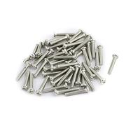 sourcing map 50pzas M3 X 16mm de Acero Inoxidable de Cabeza Cacerola Phillips Maquinaria Roscado de Los Pernos