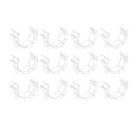 sourcing map 50uds Costura Bobina Soporte Pequeño Bobina Clips Blanco | Plástico Bobina Abrazaderas Costura Herramienta Accesorio Evitar Hilo Colas de Desenrollado