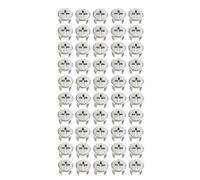 sourcing map 50uds Muebles Leva Bloqueo Tuerca Conectores Accesorios 13x11mm para Gabinete Cajón Armario Panel Conexión