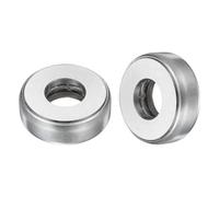 sourcing map 51101 Rodamiento de empuje, 4 rodamientos de rodillos cónicos de empuje, complemento completo de bolas de acero cromado endurecido, diámetro de 1,2 cm x 2,8 cm de diámetro exterior x 0,9