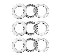 sourcing map 51106 Empuje Bola Rodamientos 30mm x 47mm x 11mm Cromo Acero ABEC3 Individual Hila Rodillo 3uds