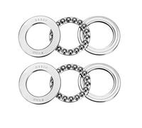sourcing map 51106 Empuje Bola Rodamientos 30mm x 47mm x 11mm Cromo Acero ABEC3 Individual Hila Rodillo 2uds