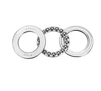 sourcing map 51106 Empuje Bola Rodamientos 30mm x 47mm x 11mm Cromo Acero ABEC3 Individual Hila Rodillo