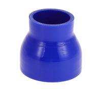 sourcing map 51mm A 76mm Recto Turbo Reductor Manguera de Silicona Tubo Acoplador Azul