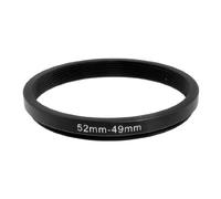sourcing map 52mm - 49mm 52mm a 49mm Negro Anillo Step-Down Adaptador para cámara