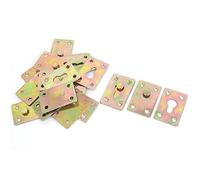 sourcing map 52mm x 34mm muebles del sofá cama de metal invisible bisagra 12 sets