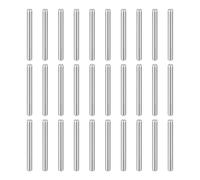 sourcing map 55 pasadores de clavija, M2 x 21 mm, acero inoxidable 304, cilíndrico, soporte de estante, elementos de sujeción para dispositivos de metal, muebles de madera, instalación de bricolaje