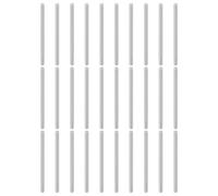 sourcing map 55 pasadores de clavija, M2 x 35 mm, acero inoxidable 304, cilíndrico, soporte de estante, elementos de sujeción para dispositivos de metal, muebles de madera, instalación de bricolaje