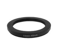 sourcing map 58mm-46mm 58 mm a 46 mm Negro Anillo Adaptador DE filtros para Objetivos DE cámara DE