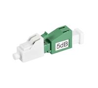 sourcing map 5dB LC Fibra Óptica Atenuador, LC/UPC Macho a SC Hembra Único Modo 9/125 Adaptador