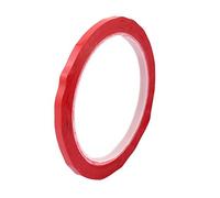 sourcing map 5mm de Ancho Cinta de Mylar Auto Adhesiva de Una Sola Cara Fuerte 50M de Longitud Rojo