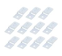 sourcing map 5mm Dia Agujero Tono Plateado Reemplazo Relé Placa Soporte de Coche