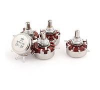 sourcing map 5pcs 22K Ohm 2W Variable Resistencia Wirewound potenciómetro de macetas