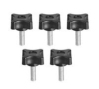 sourcing map 5pcs Empuñadura de sujeción gripandles tornillo m6 x 20mm | perillas empuñaduras, metal plástico
