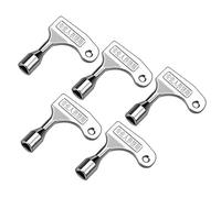 sourcing map 5Pcs Llave Armario Eléctrico De Elevación De 60mm De Longitud De Aleación De Zinc De Ascensor De Emergencia