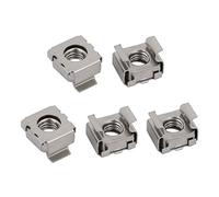 sourcing map 5Pcs M6 Tuerca De Jaula De Acero Inoxidable 304 Estantes Armario para Servidor