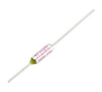 sourcing map 5pcs RY TF Fusible térmico de corte de 216 Grados Celsius AC 250V 10A Luz verde plata