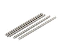 sourcing map 5pcs Varilla roscada Espárragos M5 x 130 mm rosca completa