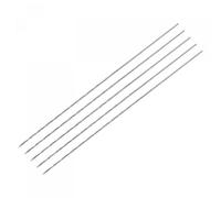 sourcing map 5uds 0.5mm Mini Micro Helicoidales broc*s, Alta-Velocidad Acero Recto Vástago Extra Largo Taladro broc* 60mm para Aluminio Aleación