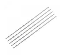 sourcing map 5uds 0.9mm Mini Micro Helicoidales broc*s, Alta-Velocidad Acero Recto Vástago Extra Largo Taladro broc* 60mm para Aluminio Aleación