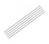 sourcing map 5uds 1.5mm Mini Micro Helicoidales broc*s, Alta-Velocidad Acero Recto Vástago Extra Largo Taladro broc* 120mm para Aluminio Aleación