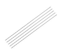 sourcing map 5uds 1mm Mini Micro Helicoidales broc*s, Alta-Velocidad Acero Recto Vástago Extra Largo Taladro broc* 120mm para Aluminio Aleación