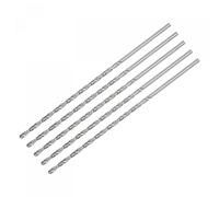 sourcing map 5uds 2.5mm Mini Micro Helicoidales broc*s, Alta-Velocidad Acero Recto Vástago Extra Largo Taladro broc* 120mm para Aluminio Aleación