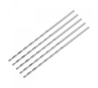 sourcing map 5uds 2mm Mini Micro Helicoidales broc*s, Alta-Velocidad Acero Recto Vástago Extra Largo Taladro broc* 85mm para Aluminio Aleación