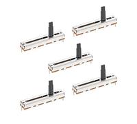 sourcing map 5uds Atenuador Variable Resistores Mezclador 45mm Recto Deslizante Potenciómetro B100K Ohm Lineal Potenciómetros para Atenuación Sintonización