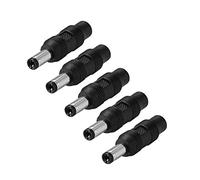 sourcing map 5uds DC Alimentación Conector Adaptador 5.5mm x 2.1mm Negro