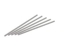 sourcing map 5uds M3 x 90mm Totalmente Roscada Varilla 304 Inoxidable Acero Derecha Mano Roscas, M3-0.5 Rosca Paso