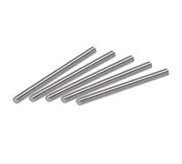 sourcing map 5uds M4 X 60mm Completamente Roscada Varilla 304 Inoxidable Acero Derecha Mano Roscas, M4-0.7 Rosca Paso
