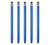sourcing map 5uds Óptica Punta Lápices para Táctil Pantallas Capacitiva Óptica Punta Universal Tableta Lápiz Sensibilidad Precisión, Azul